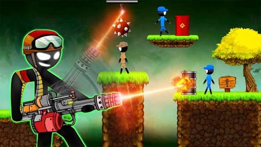 Stickman vs Stickmen Games: Shotgun Shooting screenshot 2