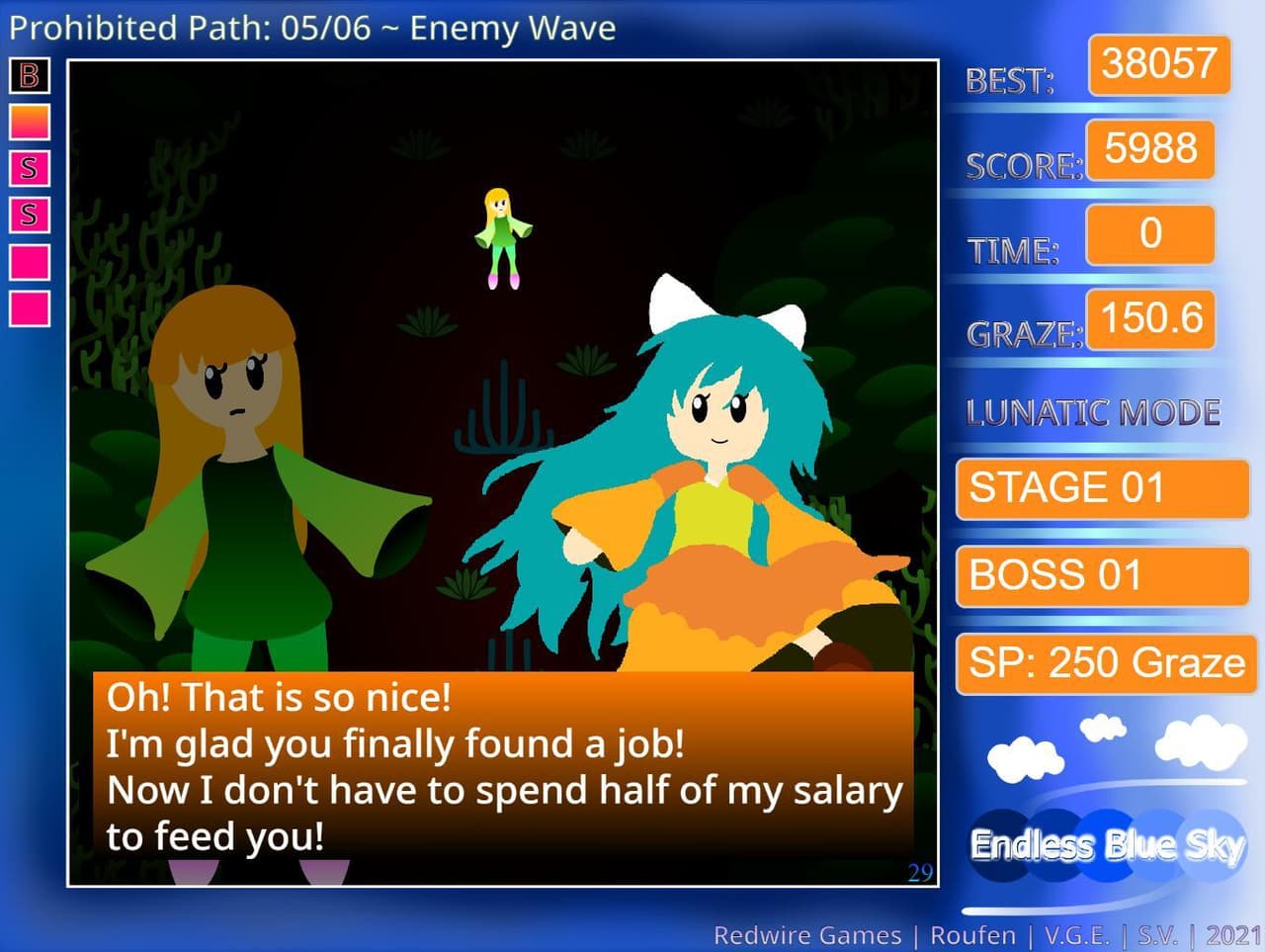 Touhou Fangame ~ Endless Blue Sky screenshot 3
