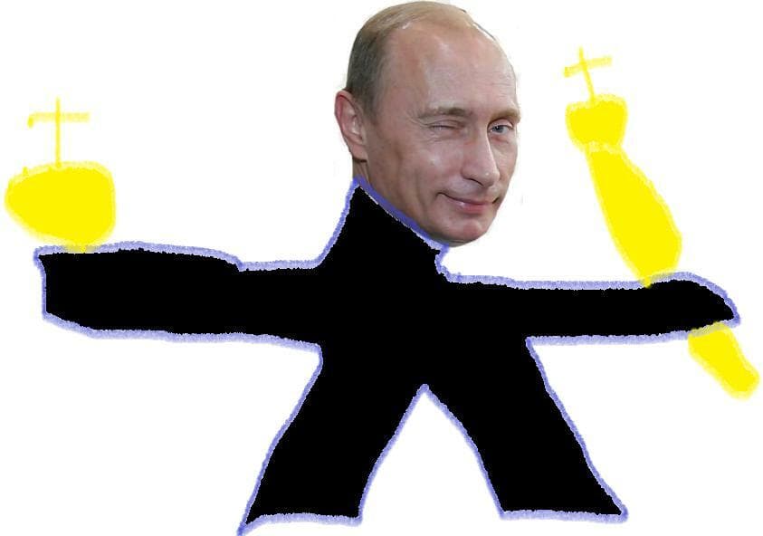 Putin and pencils