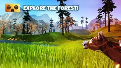 VR Horse Riding Simulator: VR Game for Google Cardboard screenshot 6
