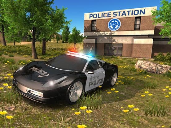 Police Car driving Offroad 4x4 screenshot 2