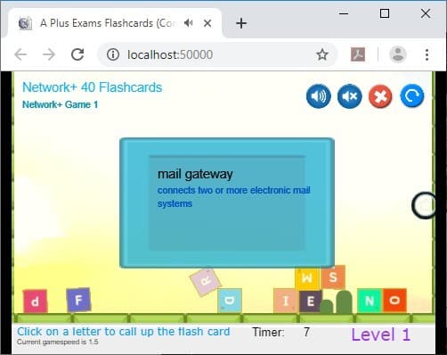 CramFLASH Network+ 40 Random FlashCards screenshot 2