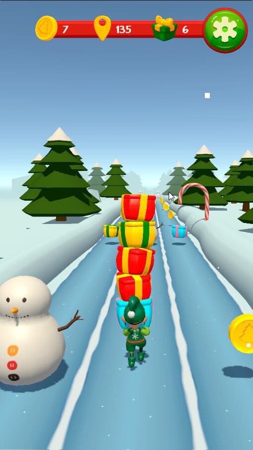 Running Santa Helper (Snnagor) screenshot 2