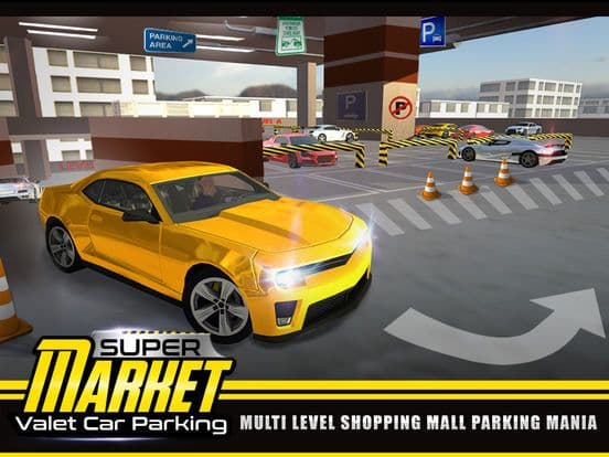 Supermarket Valet Car Parking - Multi Level Shopping Mall Parking Mania screenshot 2