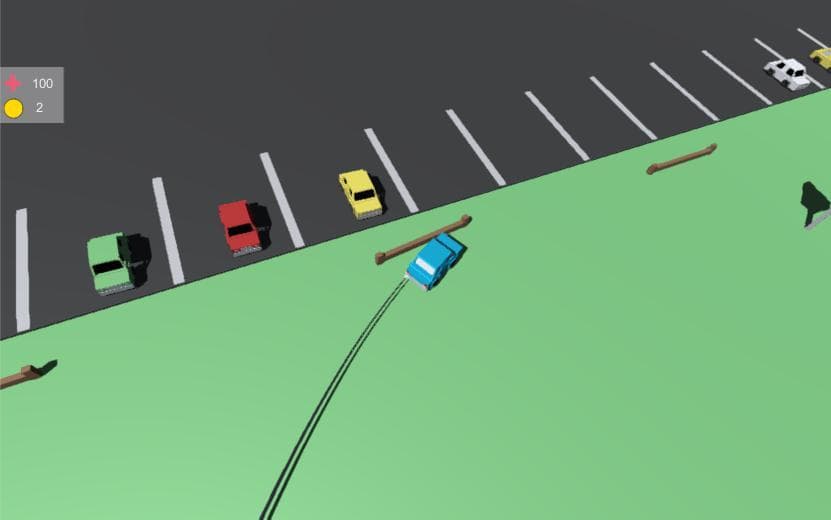 3D Isometric - Car Police Chase Driver Racing KIT