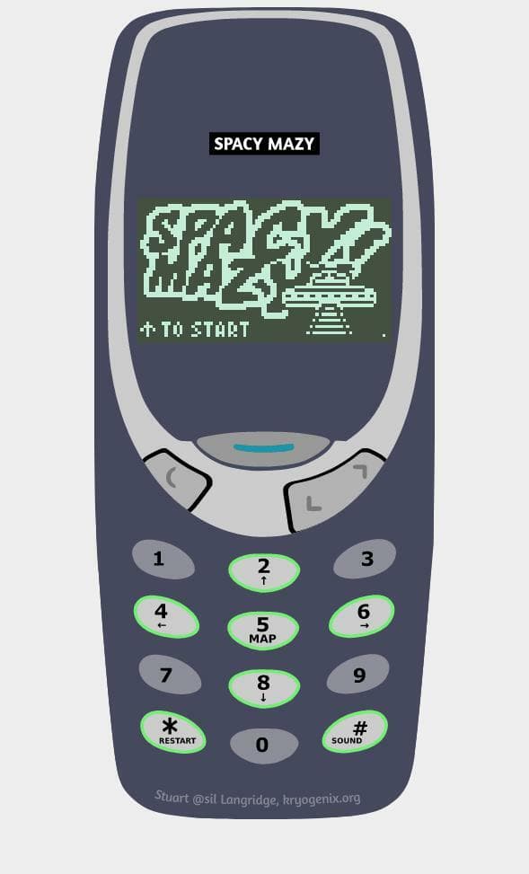 Spacy Mazy 3310 screenshot 4