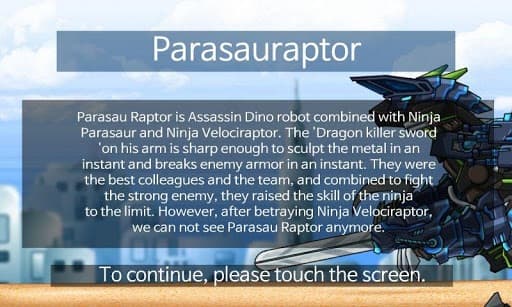 Parasauraptor - Dino Robot screenshot 2