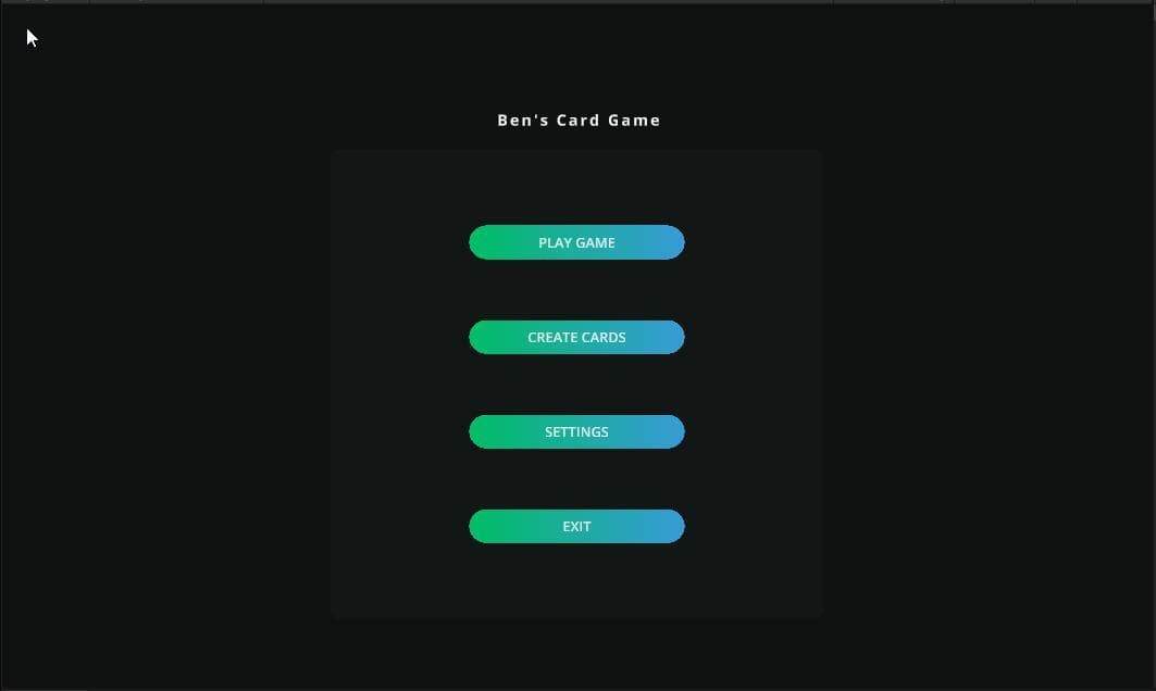 Bens Card Game screenshot 3