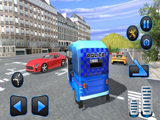 Police Tuk Tuk: Auto Rickshaw Driving Simulator screenshot 4