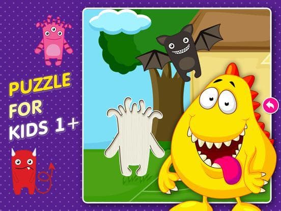 Monster Puzzle Games: Toddler Kids Learning Apps screenshot 2