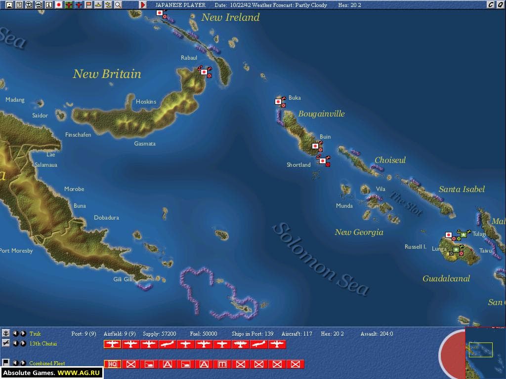 Uncommon Valor: Campaign for the South Pacific screenshot 2