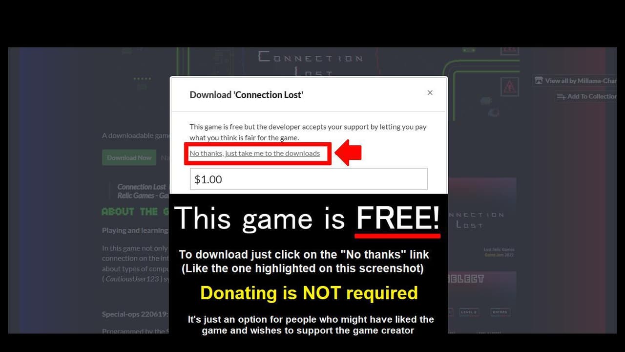 Connection Lost (Millama-Chan) screenshot 2