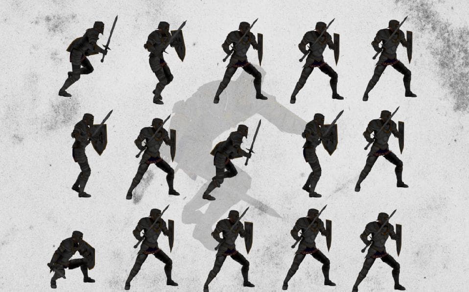 Dark Knight 2D Character screenshot 2