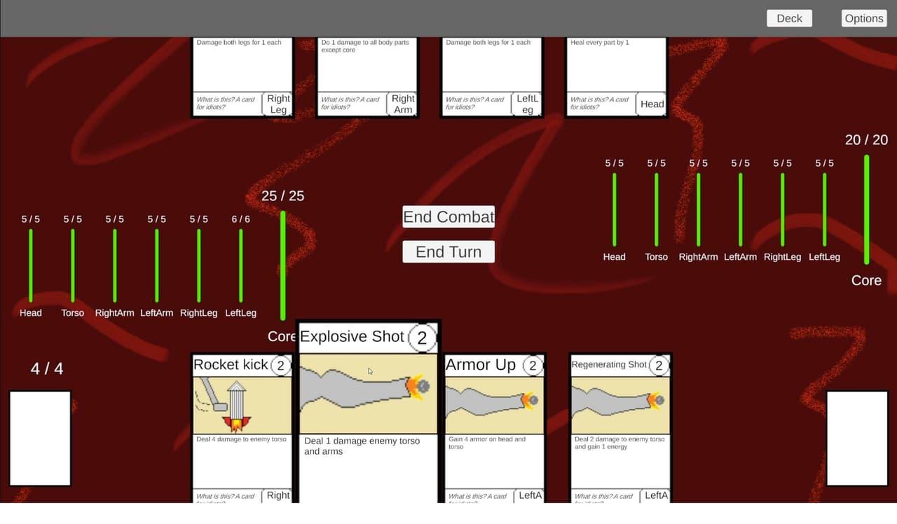 Mech Deckbuilder screenshot 2