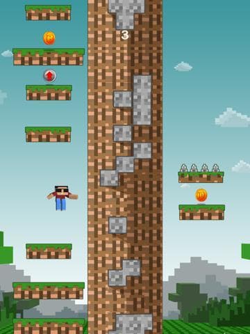 Blocky Jump Bro 3D - Run Block Roads Escape Adventure Story screenshot 3