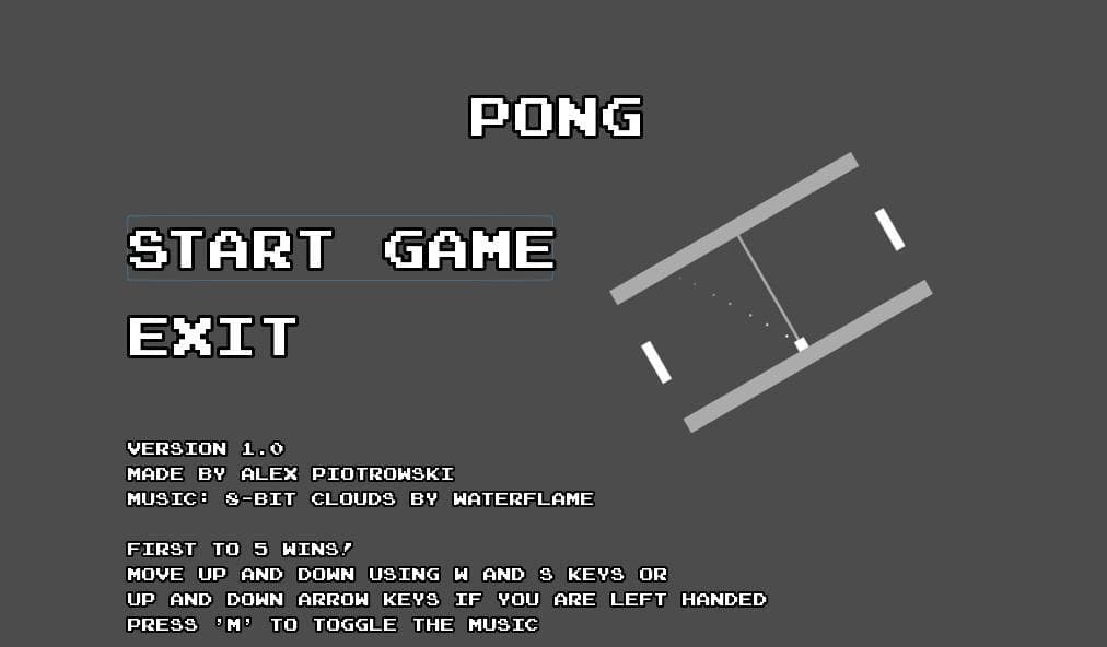 2D Pong (AwesomeA) screenshot 2