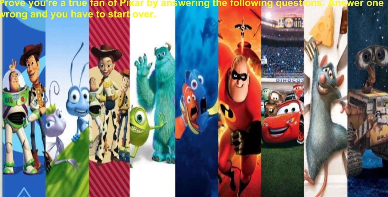 Pixar Trivia Game screenshot 2