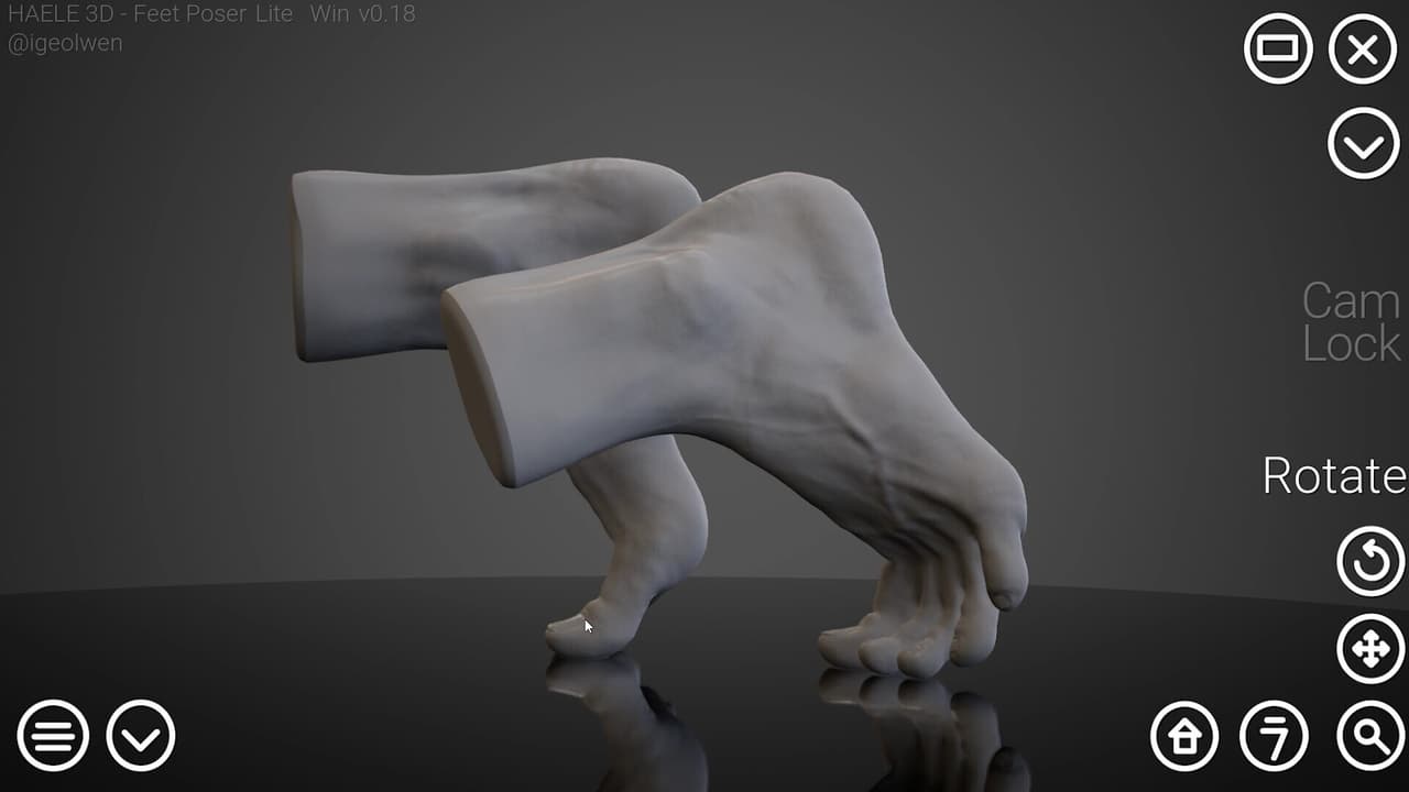 HAELE 3D - Feet Poser Lite screenshot 5