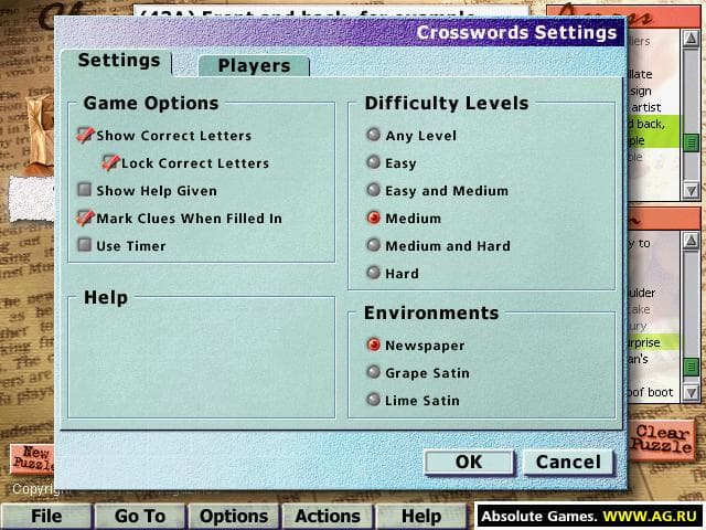 Dell Magazines Crossword screenshot 5