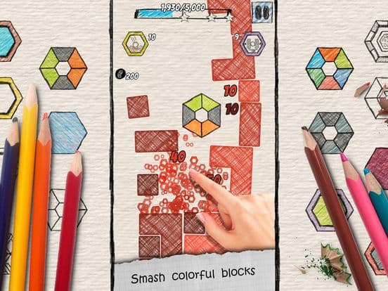 Smash Block Tower: Hexor.io screenshot 2