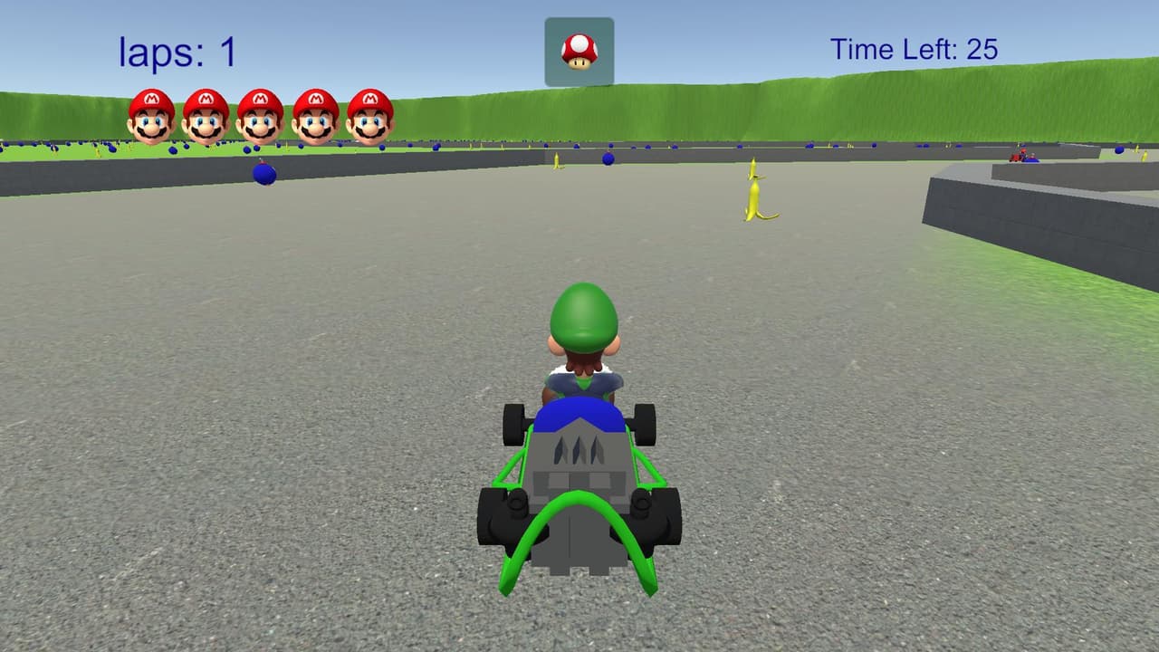 mario go kart screenshot 2