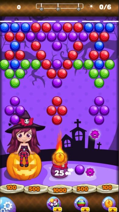 Bubble Shooter Mania - Sweet Halloween screenshot 2