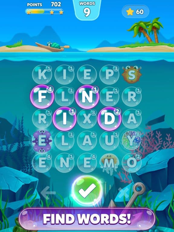Bubble Words - Letter Splash screenshot 3