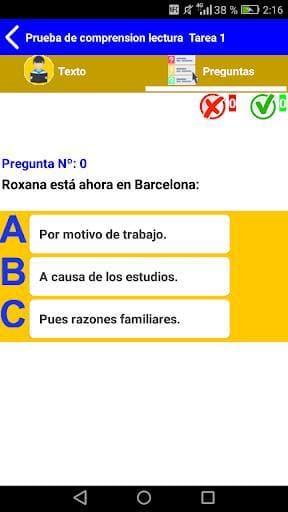 DELE A2 Home Nacionalidad Española screenshot 6