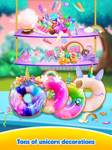 Unicorn Rainbow Donut - Sweet Desserts Bakery Chef screenshot 4