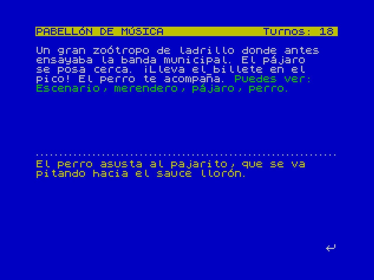 One Ticket For Kentucky (ZX Spectrum) screenshot 2