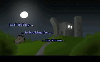 Earl Bobby is looking for his Shoes