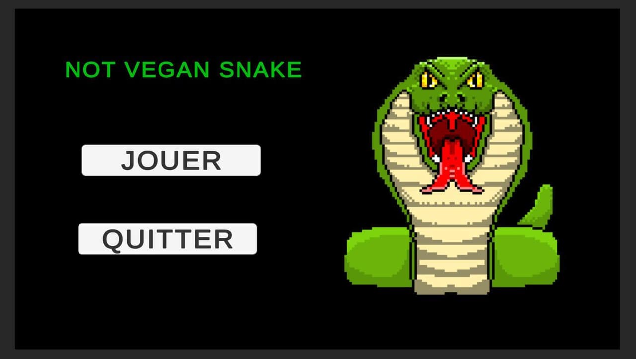 NOT VEGAN SNAKE