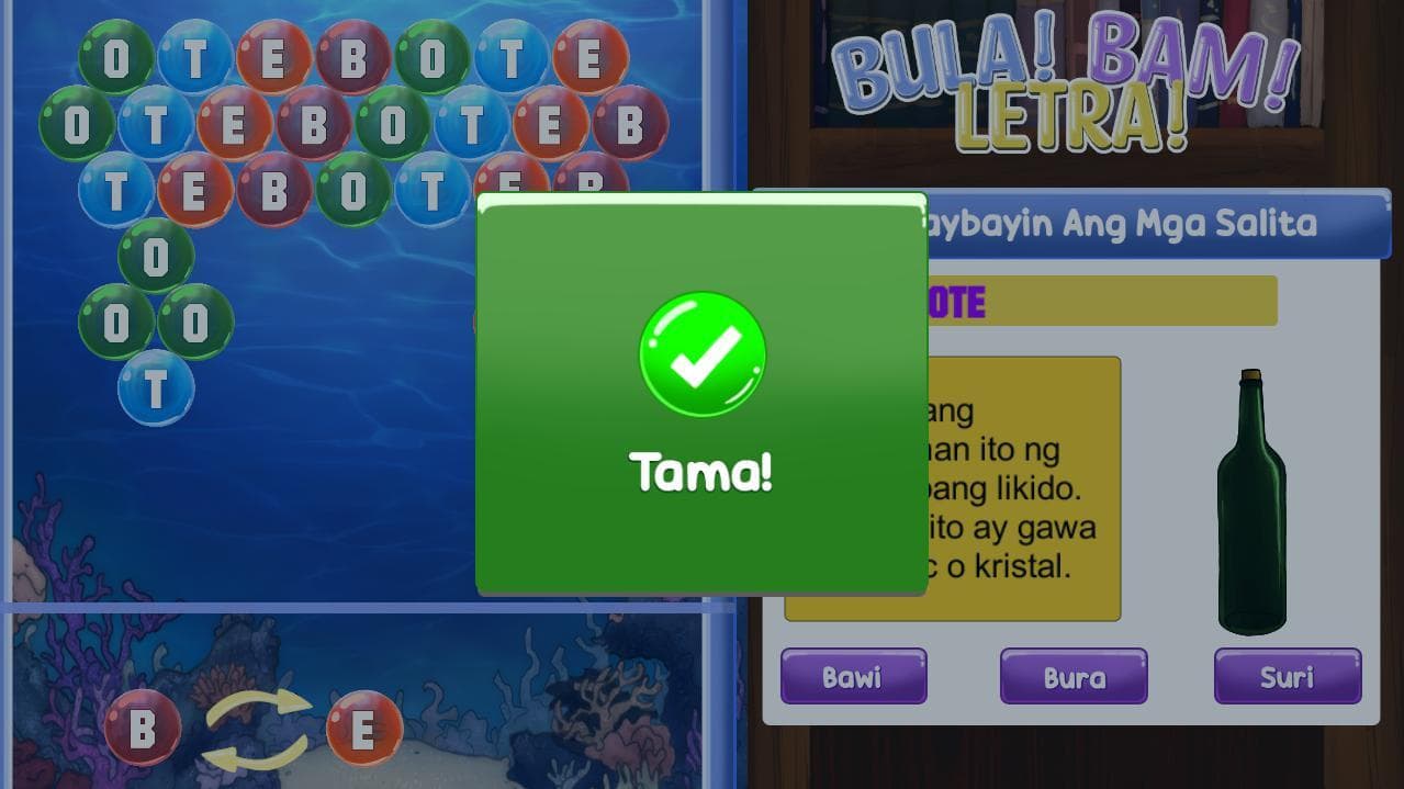 Bula! Bam! Letra! screenshot 2