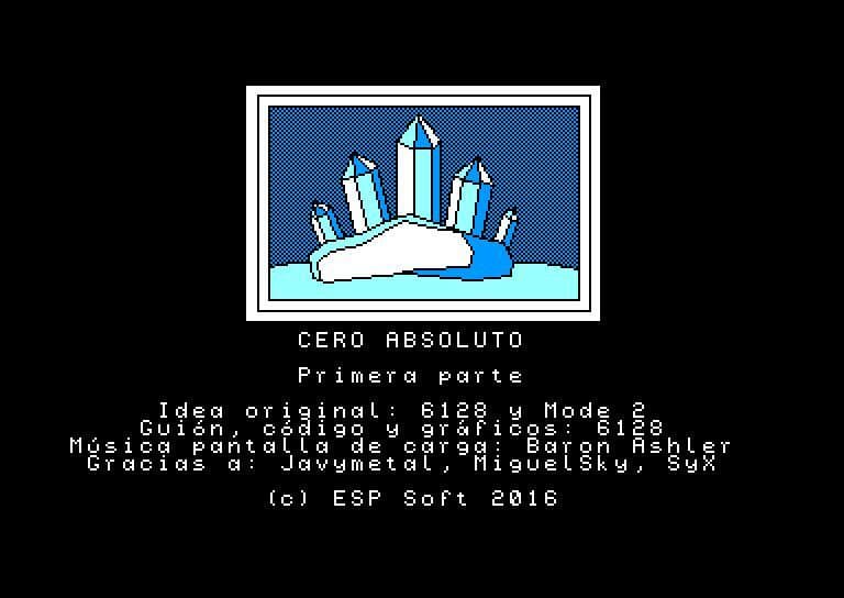 Cero Absoluto (Amstrad CPC) (Spanish) screenshot 3