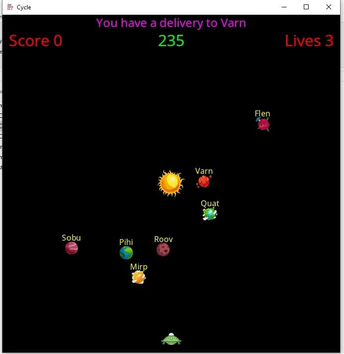 Galactic Postman screenshot 2