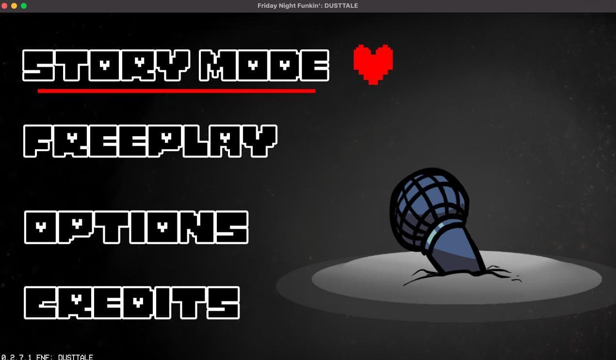 FNF VS DUSTTALE For mac screenshot 3