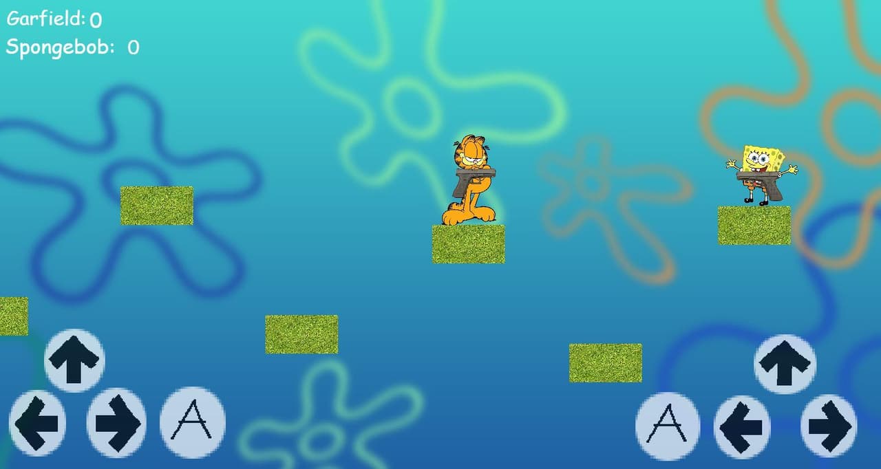 Spongebob VS Garfield: A DEATH WITH A TRUTH: MOBILE VERSION!