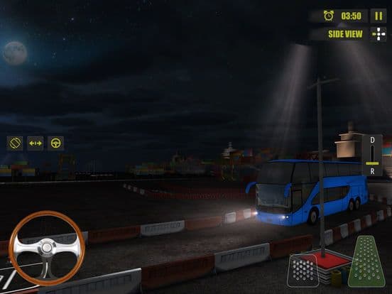 Coach Bus Night Parking 3D – Driving Game screenshot 2