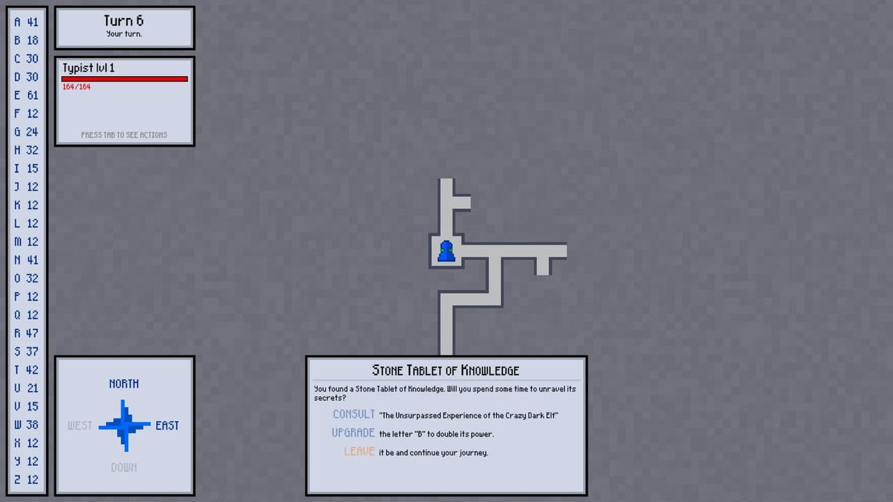 The Typists Quest (7DRL) screenshot 3