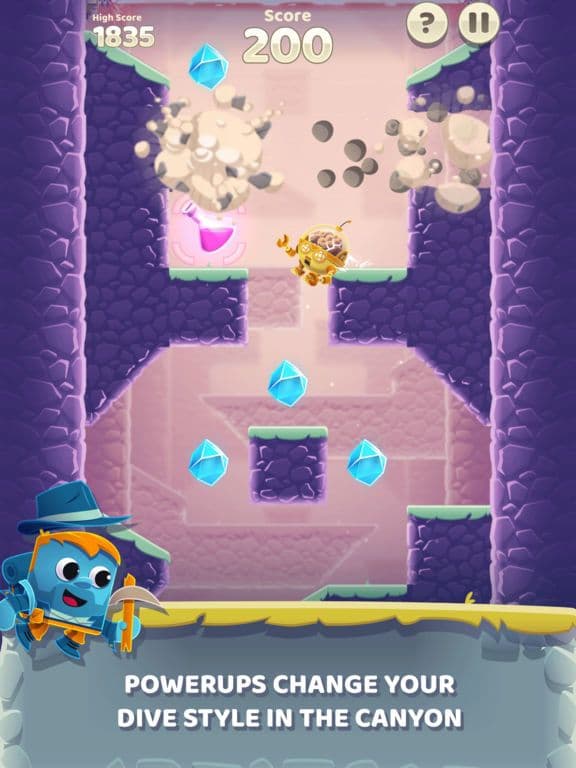 Canyon Crash: Fall Down screenshot 4