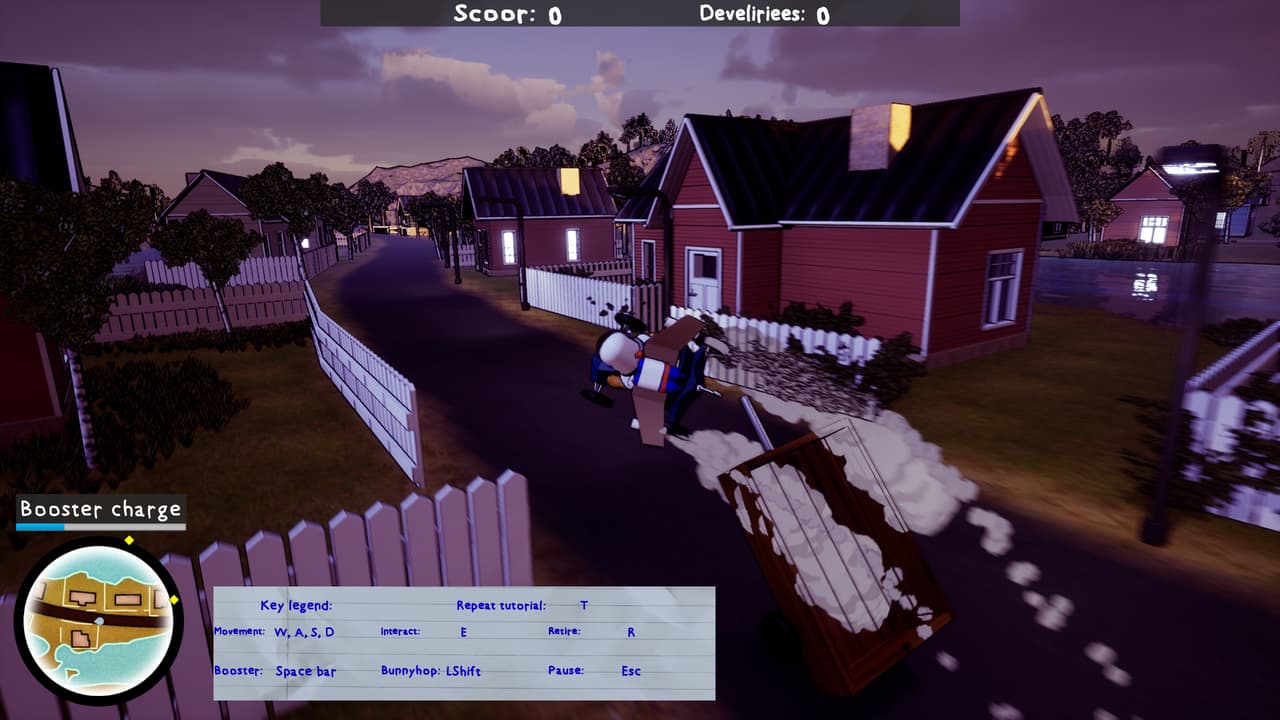 Spacial Delivery Game