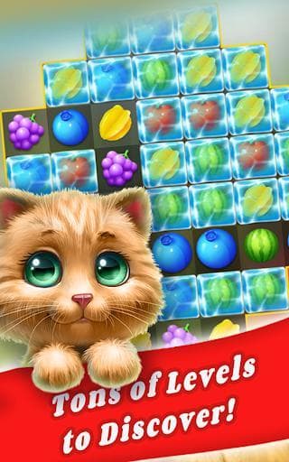 Cat Match Story: Fruit City screenshot 2