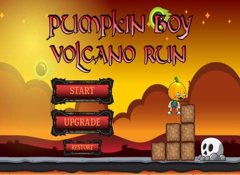 Pumpkin Boy Volcano Run screenshot 2