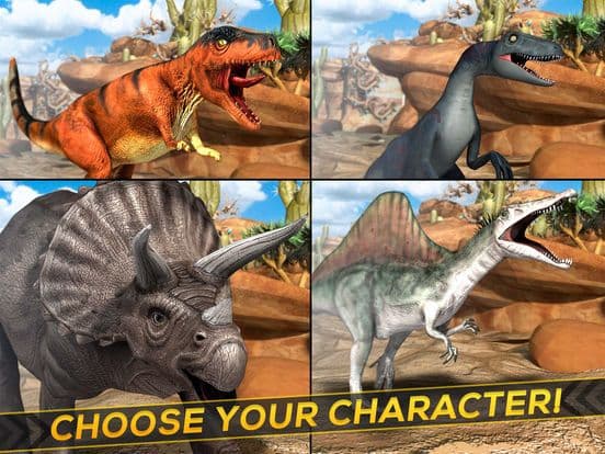 Dinos Aurous . Dinosaur Simulator Racing Fun Game screenshot 4