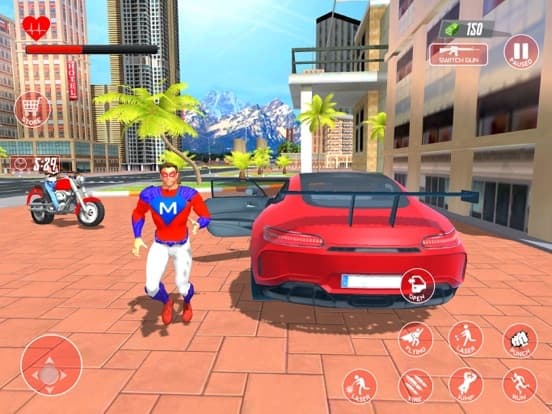 Super Hero Flying Simulator 3D screenshot 5