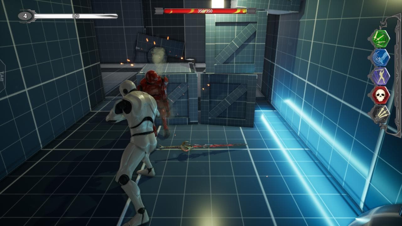Robot Attacks Sword screenshot 4