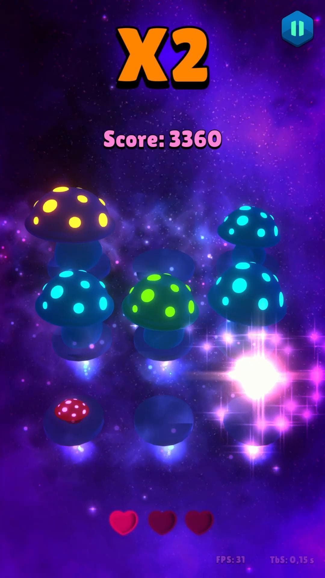 Tap mushrooms