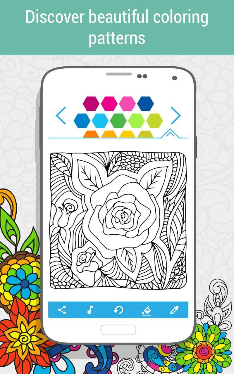 Coloring Book for Adults #HoliColoring screenshot 3