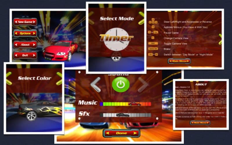 Race Gear-Feel 3D Car Racing Fun & Drive Safe