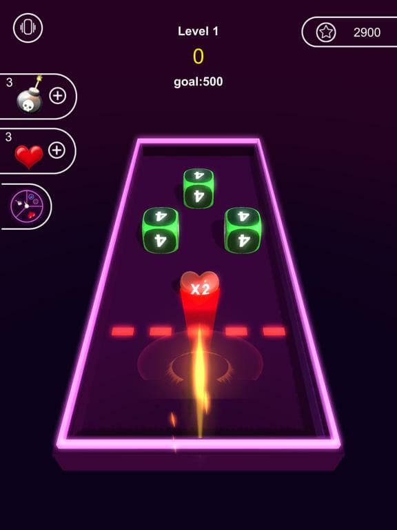 Neon Cubes 2048 screenshot 5
